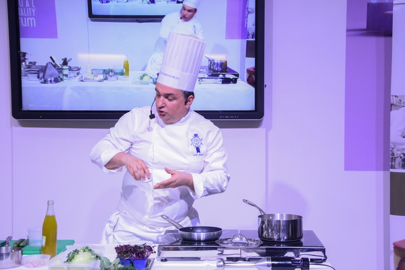 Le Cordon Bleu live cooking demonstration with Chef Emil Minev